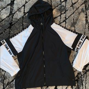 Black & White Pink Anorak